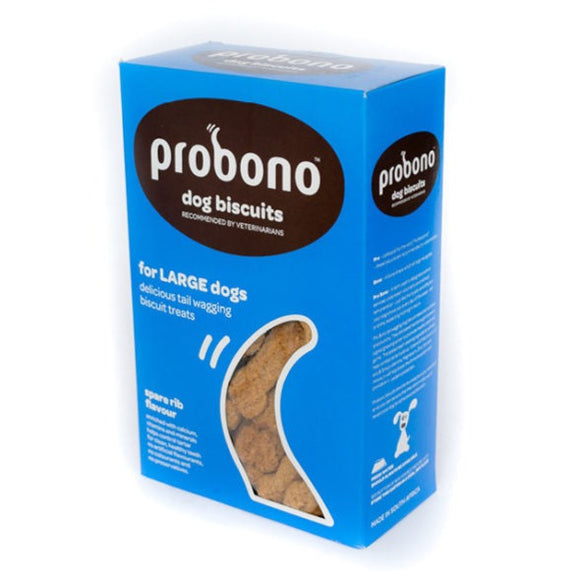 PROBONO BISCUITS SPARE RIB LARGE DOG (500G) - In Stock