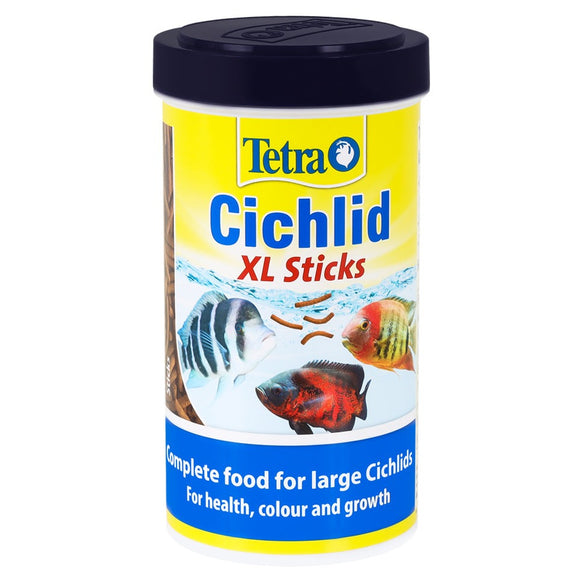 TETRA CICHLID STICKS X-LRG FISH FOOD (160G - 500ML) - In stock