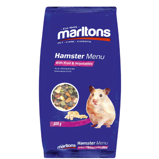 MARLTONS HAMSTER FOOD VEGETABLE (800g) - Delivery 2-14 days
