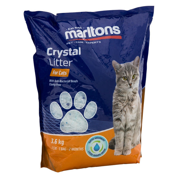 MARLTONS CAT LITTER CRYSTALS - FOR CATS AND KITTENS (3.6KG) - Delivery 2-14 days