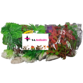 PLASTIC PLANT 4-INCH (8-PACK) - Delivery 2-14 days