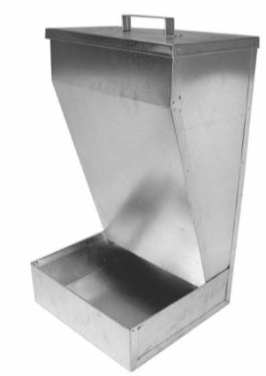 Metal dog shop food feeder