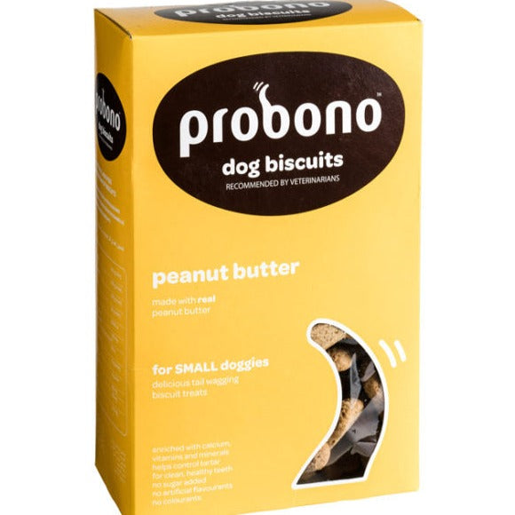 PROBONO PEANUT BUTTER BISCUITS SMALL BITE (1KG) - In Stock
