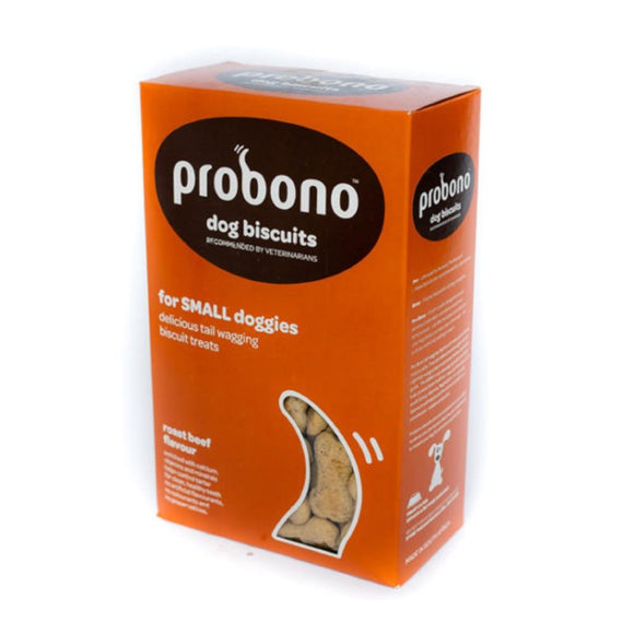 PROBONO BISCUITS ROAST BEEF SML DOG (500G) - In Stock