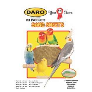DARO BIRD SANDSHEETS SIZE 9- 50 x 50cm (4-PACK) - In stock