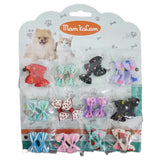 BOW HAIR CLIPS (1 PAIR) - In Stock