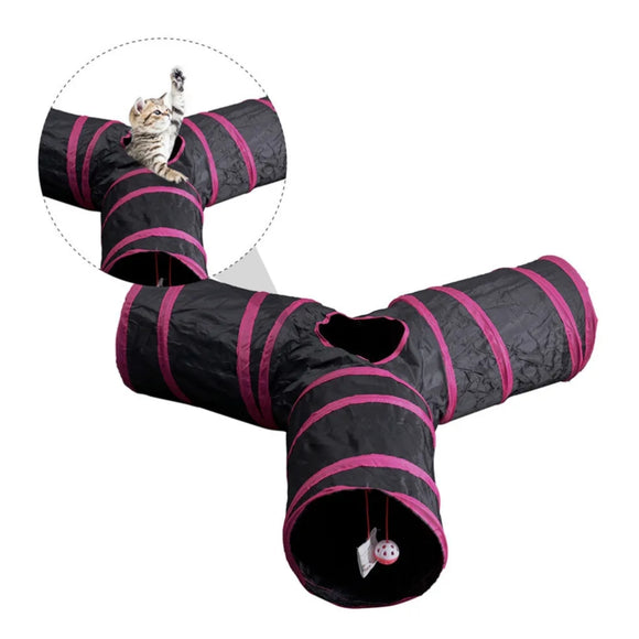 THREE WAY CAT TUNNEL SMALL - In stock