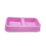 DOUBLE DINER PLASTIC PET BOWL (SMALL) - In Stock