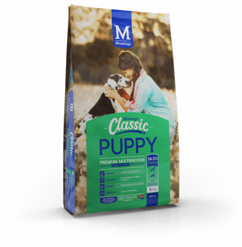 MONTEGO CLASSIC PUPPY DOG FOOD (LARGE BREED) 25kg - Delivery 2-14 days
