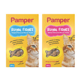 PAMPER ROYAL FISHIES CAT TREAT BISCUITS (250G)