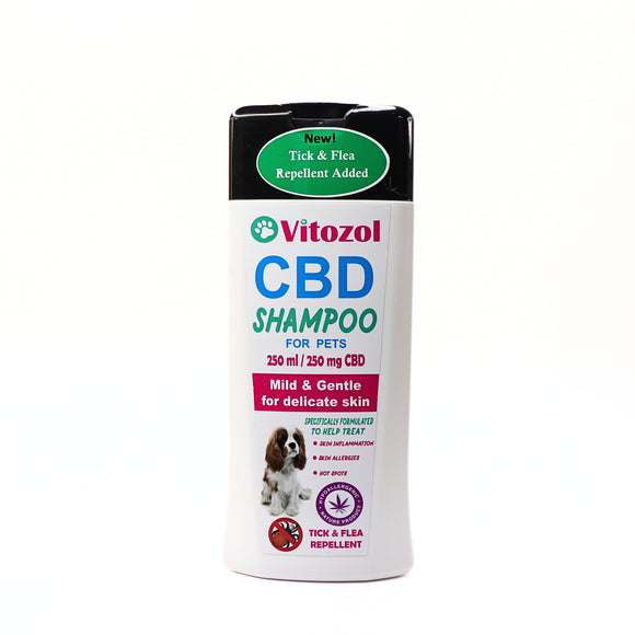 VITOZOL CBD SHAMPOO FOR PETS (250mg) 250ml - In stock