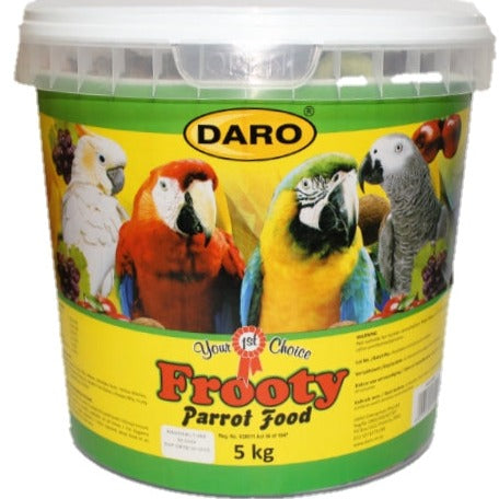 DARO PARROT FROOTY PARROT MIX (5KG BUCKET) - Delivery 2-14 days