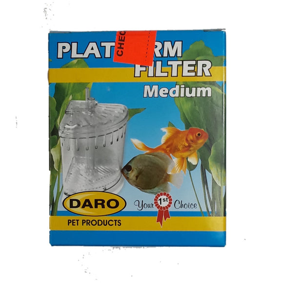 DARO CORNER FISH FILTER WITH STABILISER (MEDIUM) - In stock