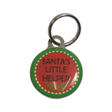 SANTA'S LITTLE HELPER CAT OR DOG NAME TAG