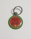 SANTA'S LITTLE HELPER CAT OR DOG NAME TAG