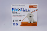 NEXGARD  2-4KG - TICK AND FLEA TREATMENT FOR DOGS - In stock