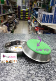 CAT DISH WITH GREEN SILICONE RUBBER BASE (12CM) - In stock