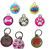 DOG/CAT NAME TAG (INCLUDES PRINTING OF CUSTOMIZED NAME AND PHONE NUMBER) - In Stock
