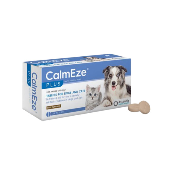 CALMEZE ANTI-ANXIETY TABLETS FOR CATS & DOGS (30-PACK) - In stock