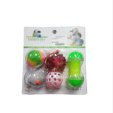 CAT TOY SET (5-PACK) -  In stock