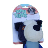 RUBBER TUMMY PLUSH SQUEAKY DOG TOY (23CM) - In stock
