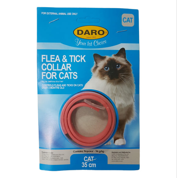 DARO CAT TICK AND FLEA COLLAR (CAT) 35CM - In stock