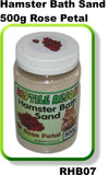 REPTILE RESORT HAMSTER BATH SAND 500G ROSE PETAL - In stock