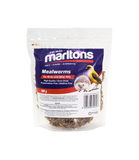 MARLTONS DRIED MEALWORMS - FOR WILD BIRDS, HEDGEHOGS AND REPTILES (100G) - Delivery 2-14 days