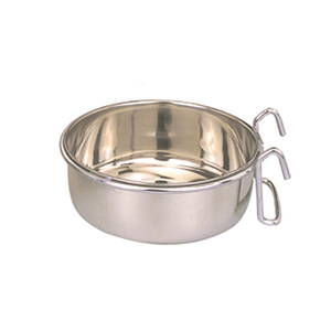 MARLTONS STAINLESS STEEL HOOK-ON BIRD BOWL (0.3L) - In stock