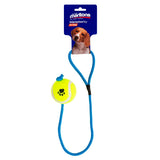 MARLTONS TENNIS BALL ON ROPE DOG TOY