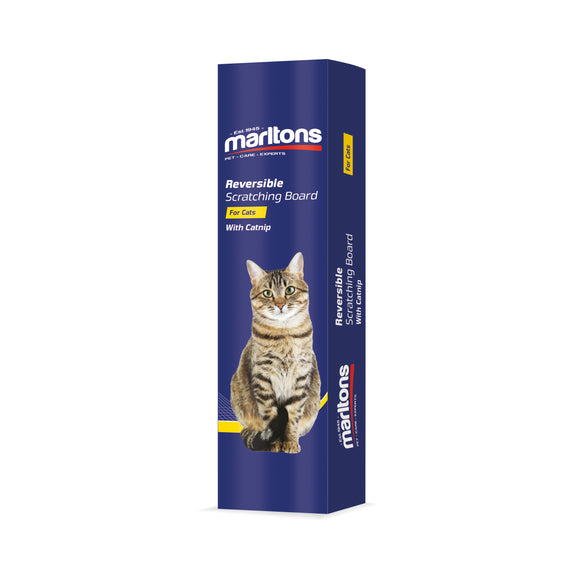 MARLTONS CAT SCRATCHING BLOCK WITH CATNIP (REVERSIBLE) - In stock