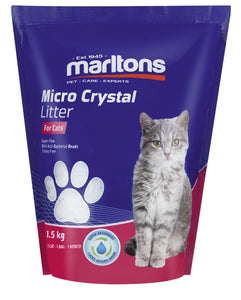 MARLTONS MICRO CAT LITTER CRYSTALS (CATS AND KITTENS - 1.5KG)