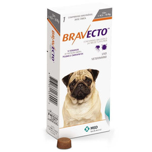 BRAVECTO (4-10 KG DOGS) TICK, FLEA & MANGE (LASTS 3 MONTHS) - In stock