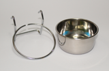 MARLTONS STAINLESS STEEL HOOK-ON BIRD BOWL (0.3L) - In stock