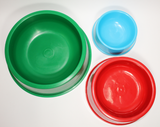 PLASTIC DOG BOWL (LARGE) - In stock