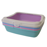 PAWSOME CAT LITTER TRAY WITH RIM - In Stock