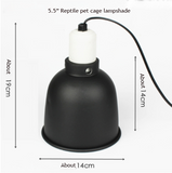 DOME REPTILE LAMP COVER (5.5 INCH) - In stock