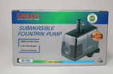 GRECH SUBMERSIBLE FOUNTAIN WATER PUMP (1.6M 1000L PER HOUR) - In stock