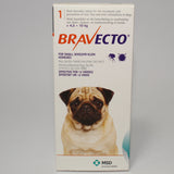 BRAVECTO (4-10 KG DOGS) TICK, FLEA & MANGE (LASTS 3 MONTHS) - In stock