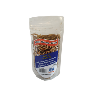 AKWA DRIED MEALWORMS FOR WILD BIRDS, HEDGEHOGS AND REPTILES (40G) - In Stock