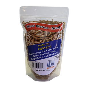 AKWA DRIED MEALWORMS (200G) - In stock