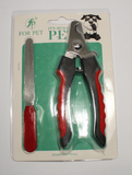 NAIL CLIPPERS WITH FILE FOR DOGS