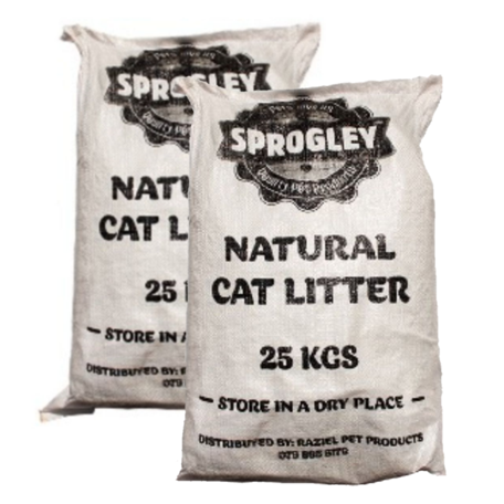 SPROGLEY CAT LITTER 50KG (2PCS x 25KG) - In stock