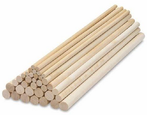 WOODEN DOWEL STICK FOR BIRD CAGES