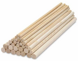 WOODEN DOWEL STICK FOR BIRD CAGES (10 x 915mm) - In stock