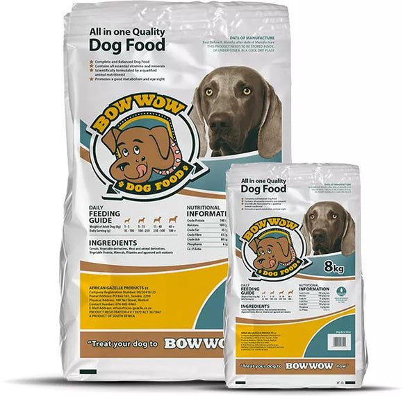 BOW WOW DOG FOOD - In Stock