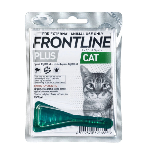 FRONTLINE FLEA & TICKS POUR-ON (FOR CATS) - In stock