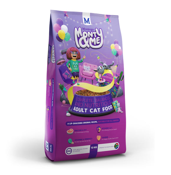 MONTEGO MONTY & ME ADULT CAT DRY FOOD (10KG) - In stock