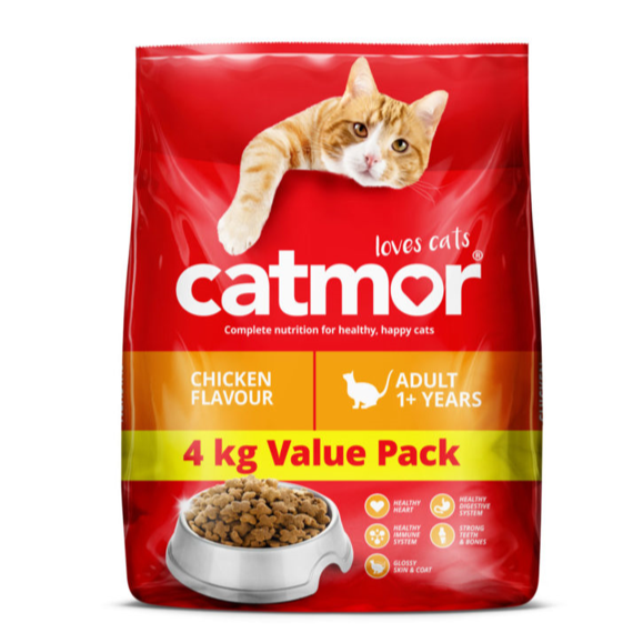 CATMOR ADULT CAT FOOD CHICKEN (4KG) - In stock