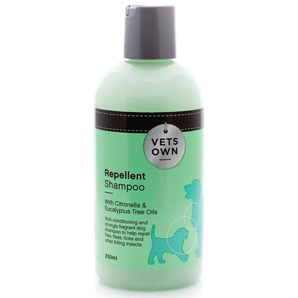 VETS OWN REPELLENT DOG SHAMPOO (250ML) - In stock